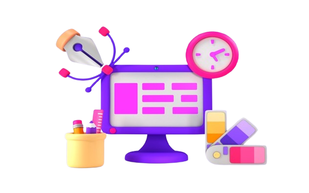 طراحی گرافیک در نیم دایره