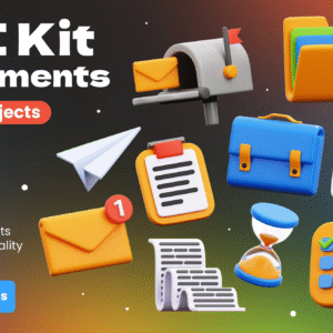 پک ۱۰ آبجکت سه‌بعدی پریمیوم